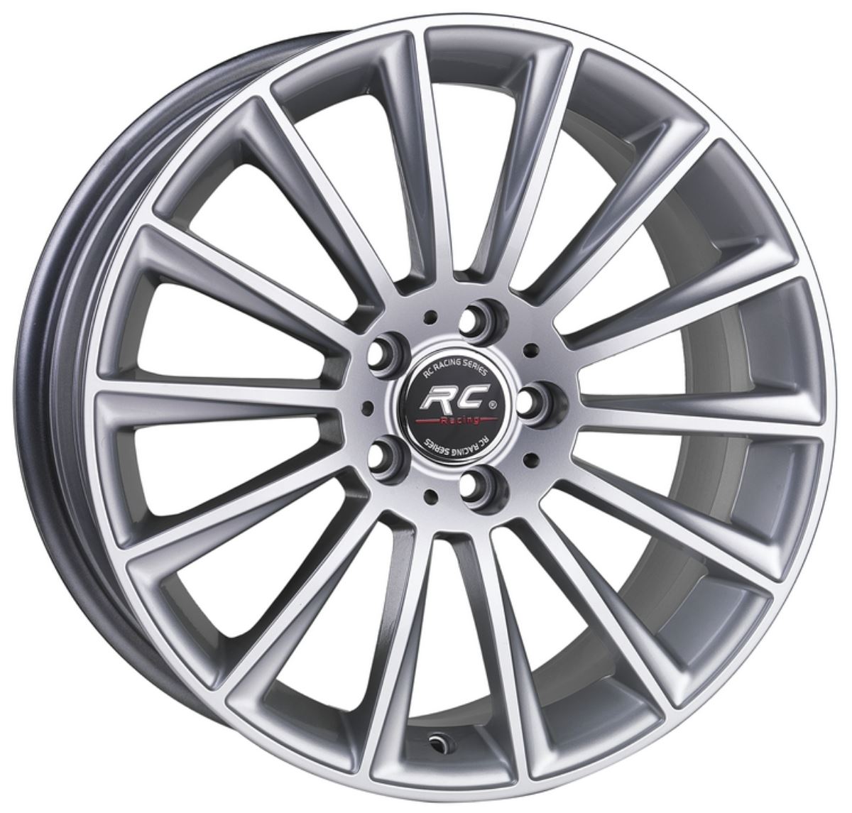 5X112 9.5X19 RC-1017 ET48 66.6 SILVER 1