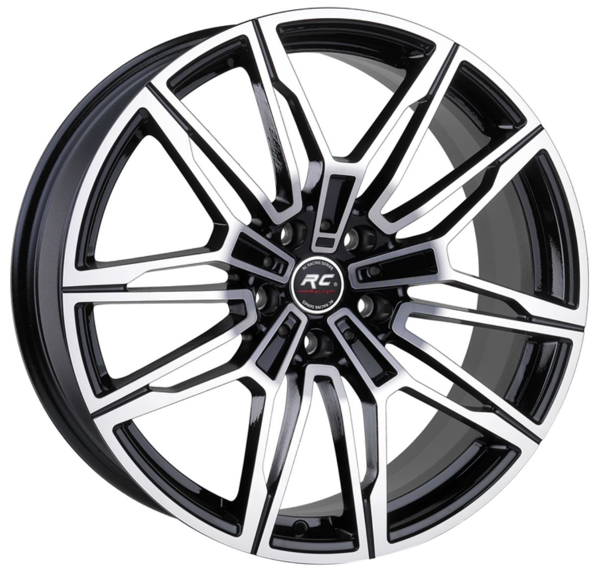 5x112 8.5x20 RC-320 ET30 66.6 BLACK 1