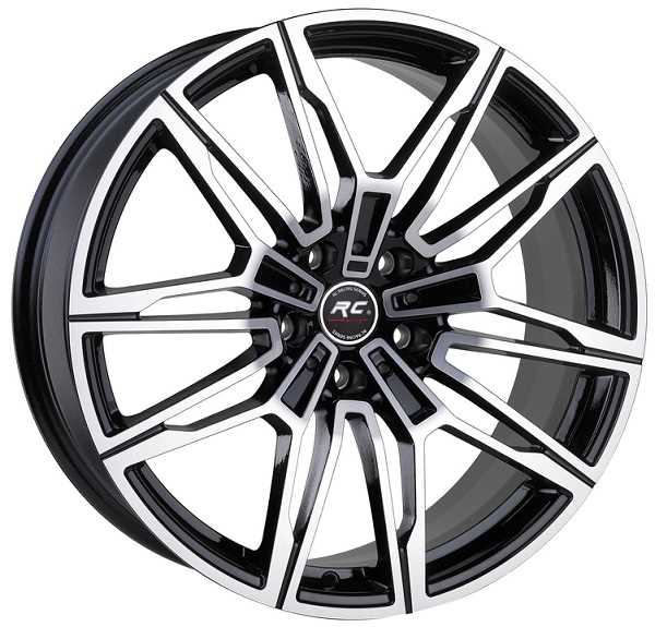 5x112 9.5x20 RC-321 ET37 66.6 BLACK 1