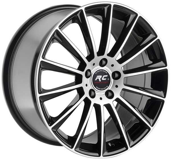 5X112 8.5X19 RC-1017 ET38 66.6 BLACK 1