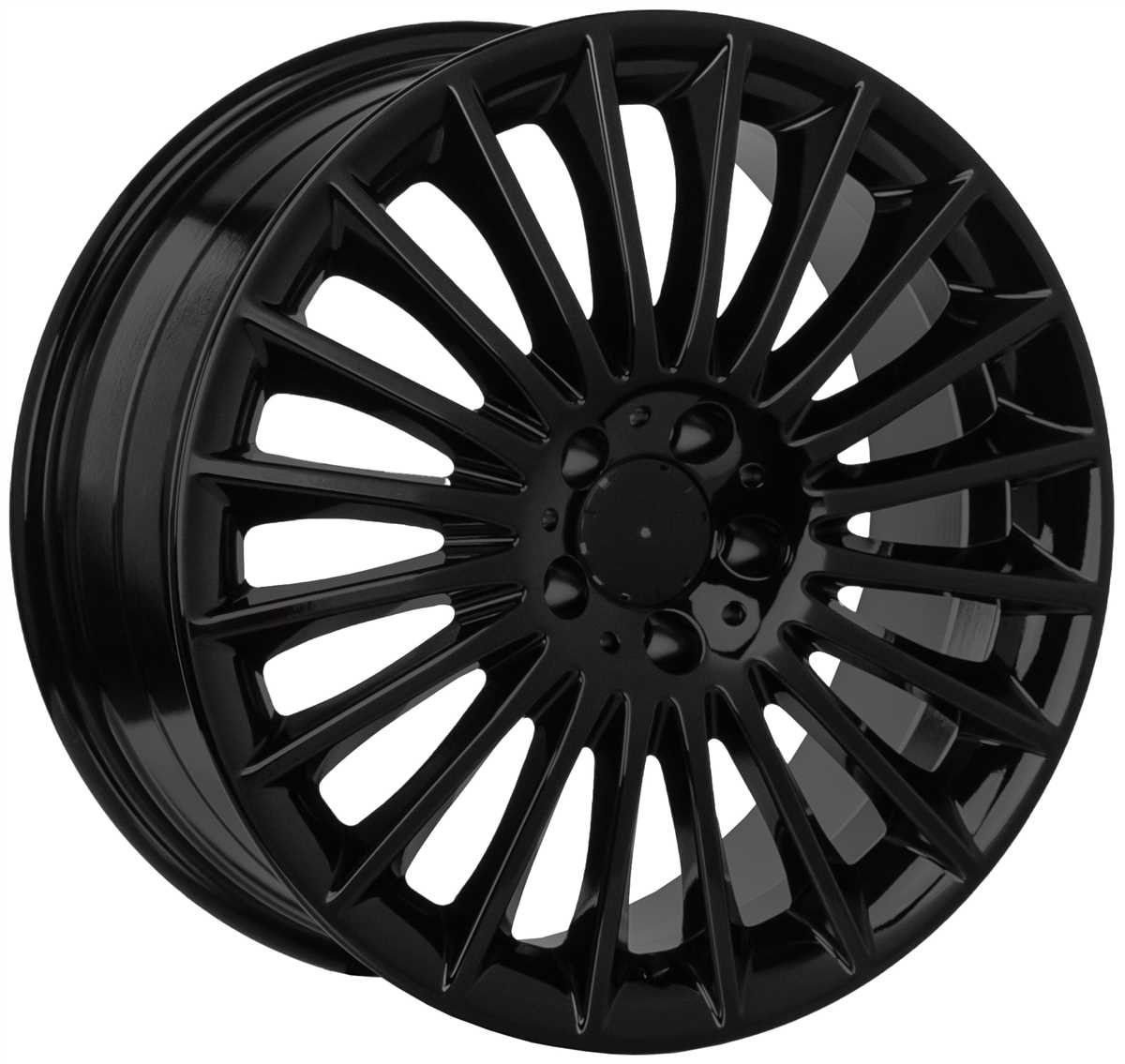 5X112 9.5X19 RC-1178 ET48 66.6 BLACK 1