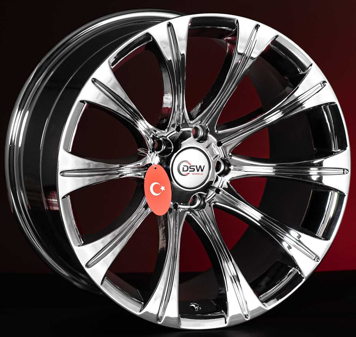 5X120 10X19 RC-122 ET15 74.1 CHROME 1