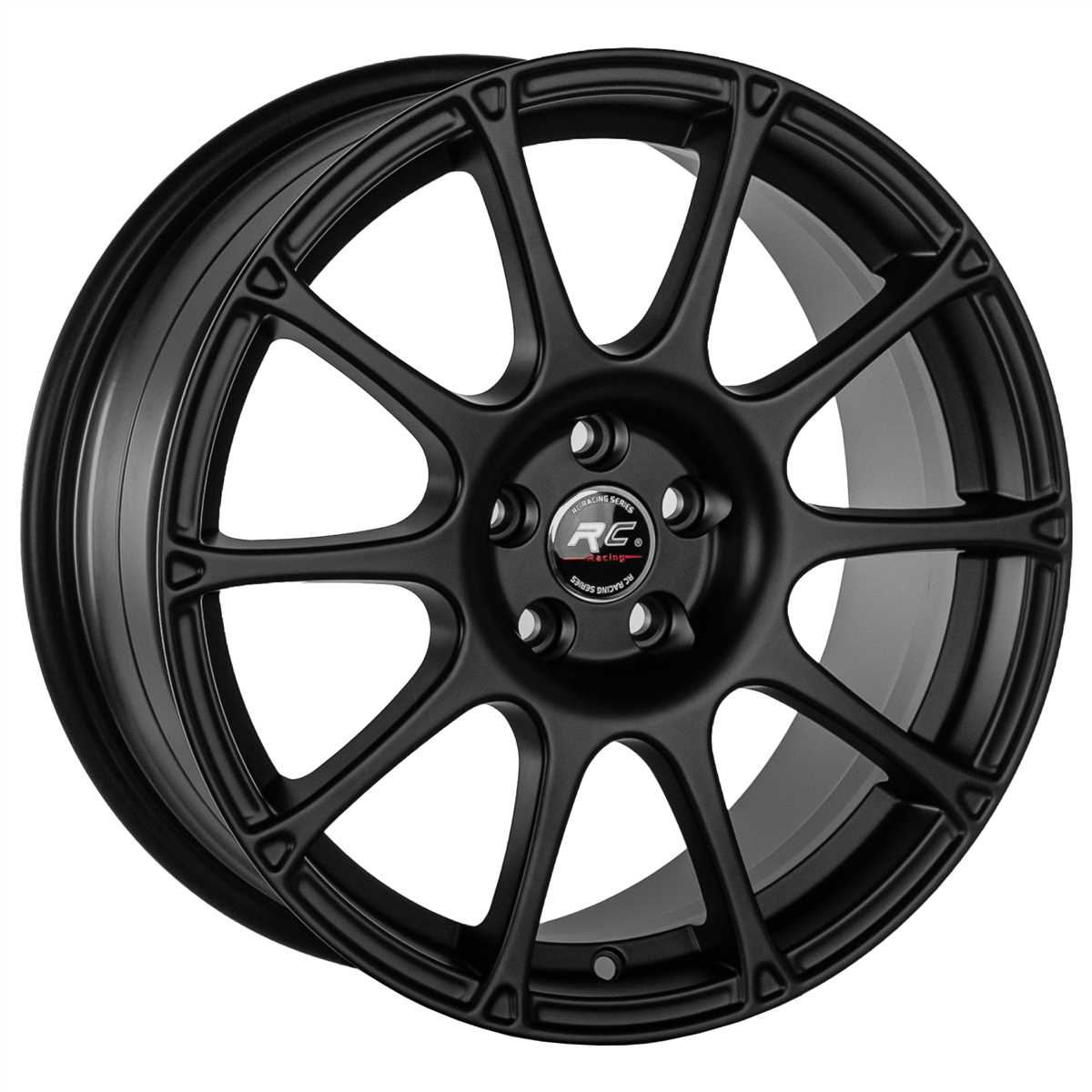 4X100 7.5X17 RC-518 ET35 67.1 MATTBLACK 1