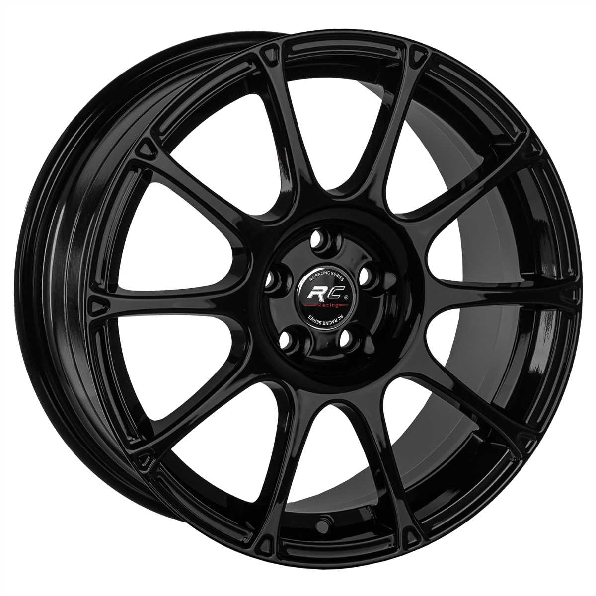 4X108 7.5X17 RC-518 ET35 67.1 BLACK 1