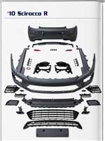 VW SCİROCCO MAKYAJSIZ 2010-2015 R DÖNÜŞÜM BODY KIT 1