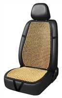 AHŞAP BONCUKLU OTURMALI SIRT MİNDERİ BEJ 1