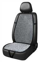 AHŞAP BONCUKLU OTURMALI SIRT MİNDERİ GRİ 1