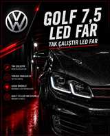 VW GOLF 7,5 2018-2021 R-LİNE CHROME J LED FAR 1
