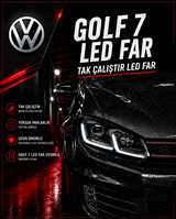 VW GOLF 7 2014-2017 R-LİNE CHROME J LED FAR 1