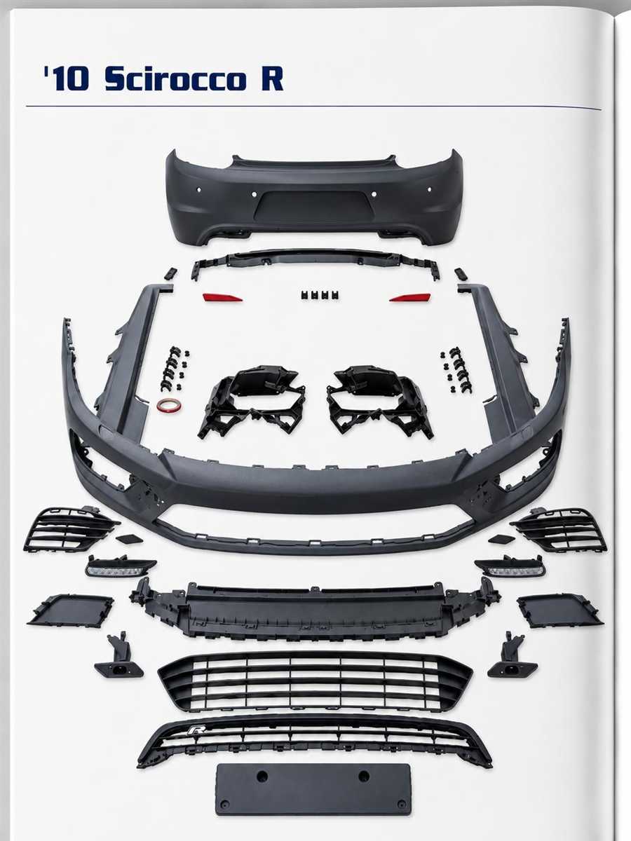 VW SCİROCCO MAKYAJSIZ 2010-2015 R DÖNÜŞÜM BODY KIT 1