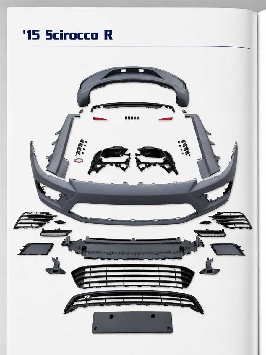 VW SCİROCCO MAKYAJLI 2015-2017 R DÖNÜŞÜM BODY KIT 1