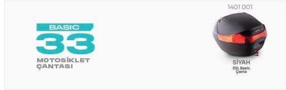 33 LT BASIC SİYAH - WOGEN MOTOSİKLET ÇANTASI 1