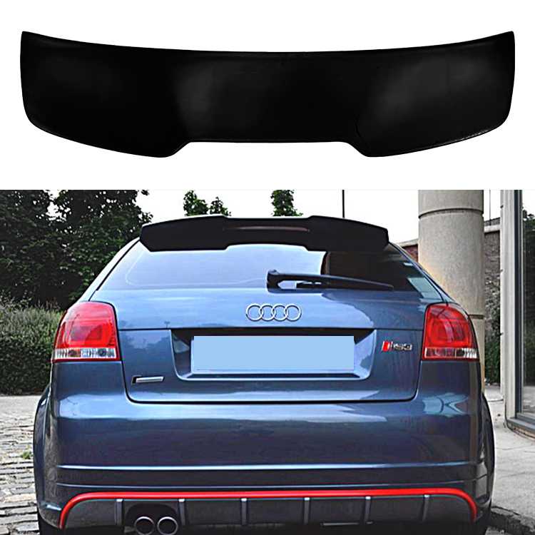 2004-2013 AUDİ A3 (8P) 3 KAPI HB RS3 ARKA SPOİLER 1