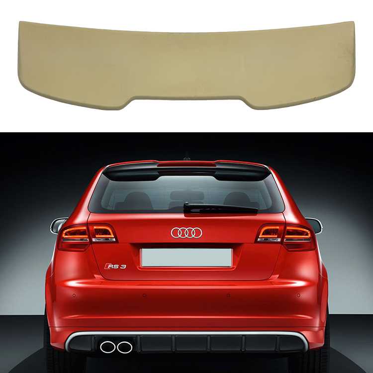 2003-2012 AUDİ A3(8P) 5 KAPI RS STYLE ARKA SPOİLER 1