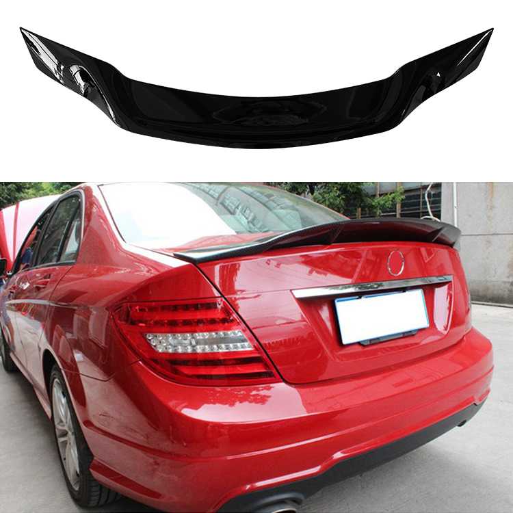 2007-2013 BENZ C-CLASS W204 R STYLE ARKA SPOİLER 1