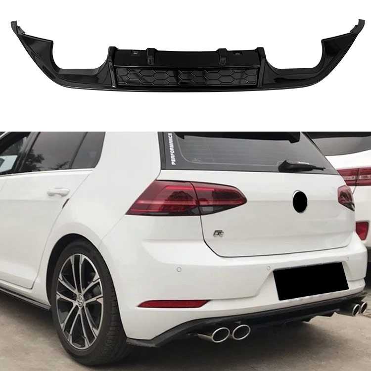 2012-2017 GOLF 7 GTİ ARKA DİFÜZÖ SAĞ2 SOL2 4 ÇIKIŞ 1
