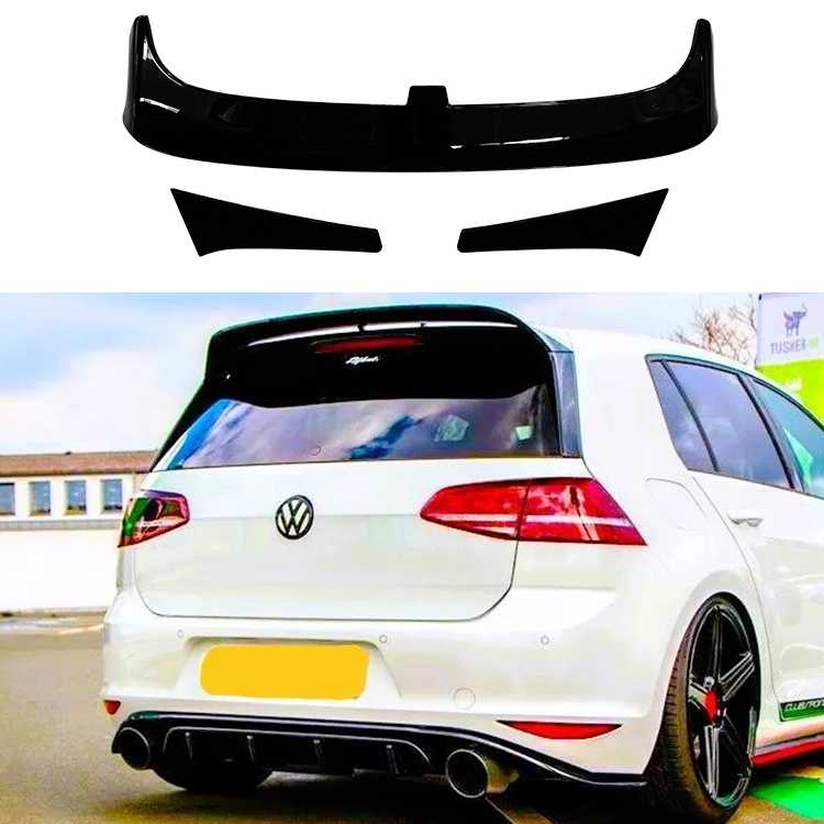 VW GOLF 7/7,5 GTİ/R CLUBSPORT STYLE ARKA SPOİLER 1