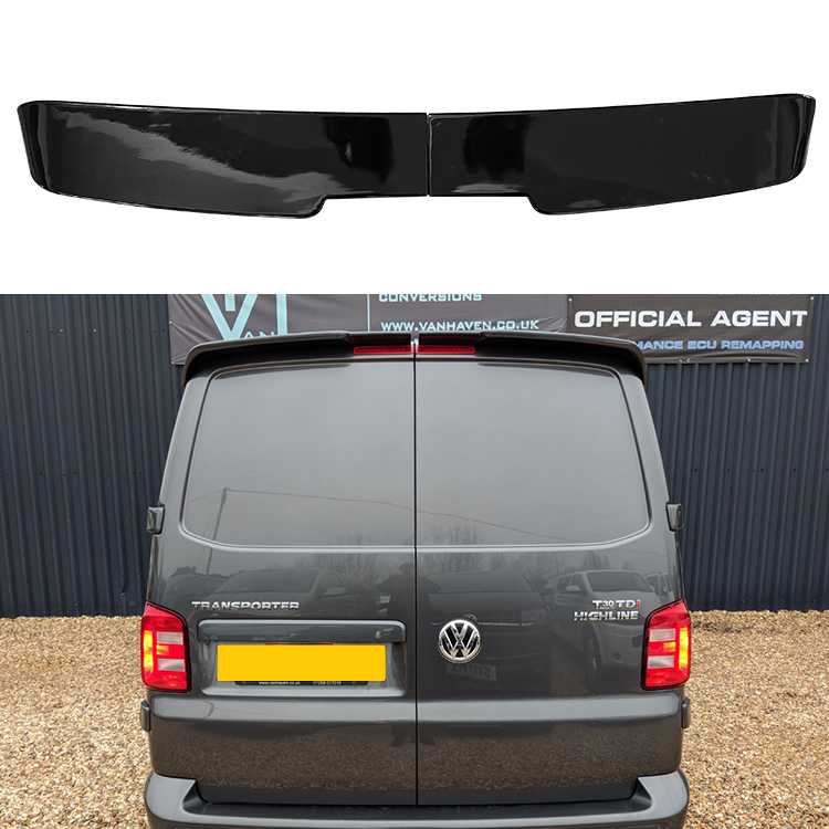 VW T6 BARN DOOR TAİLGATE TYPE ARKA SPOİLER 2 PARÇA 1