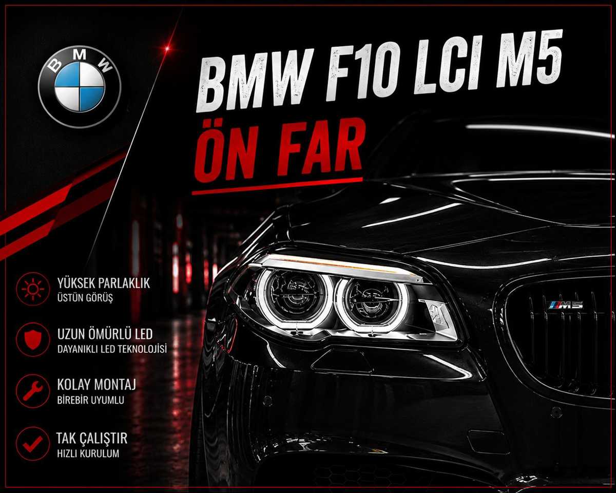 BMW 5 SERİSİ 2014-2017 F10/F18 LCI DÖNÜŞÜM FAR 1