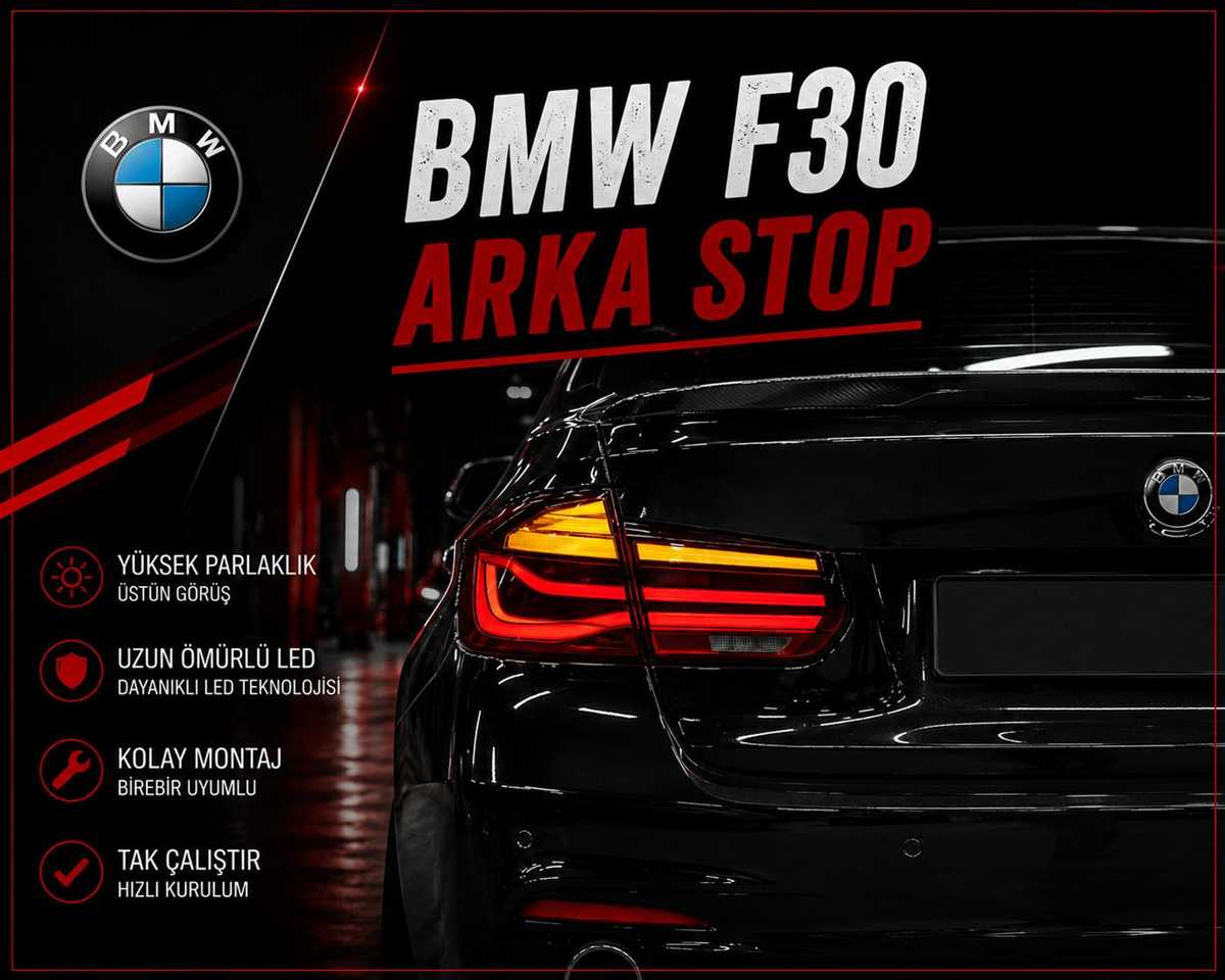 BMW 3 SERİSİ F30/35 2013-2016 STOP 1