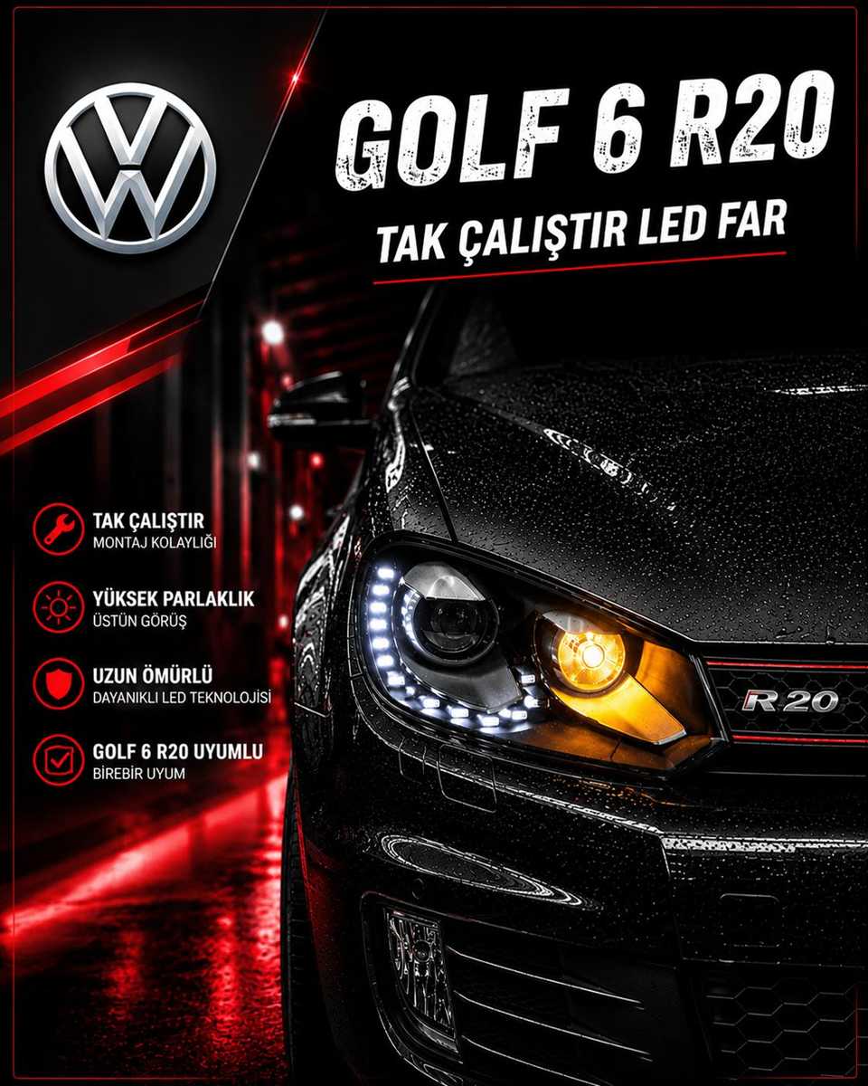 VW GOLF 6R-20 GTI ÖN FAR 1
