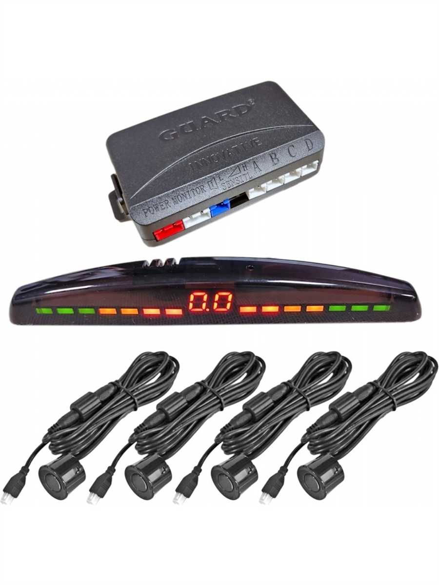 PARK SENSÖRÜ LEDLİ UZAY SİYAH 1