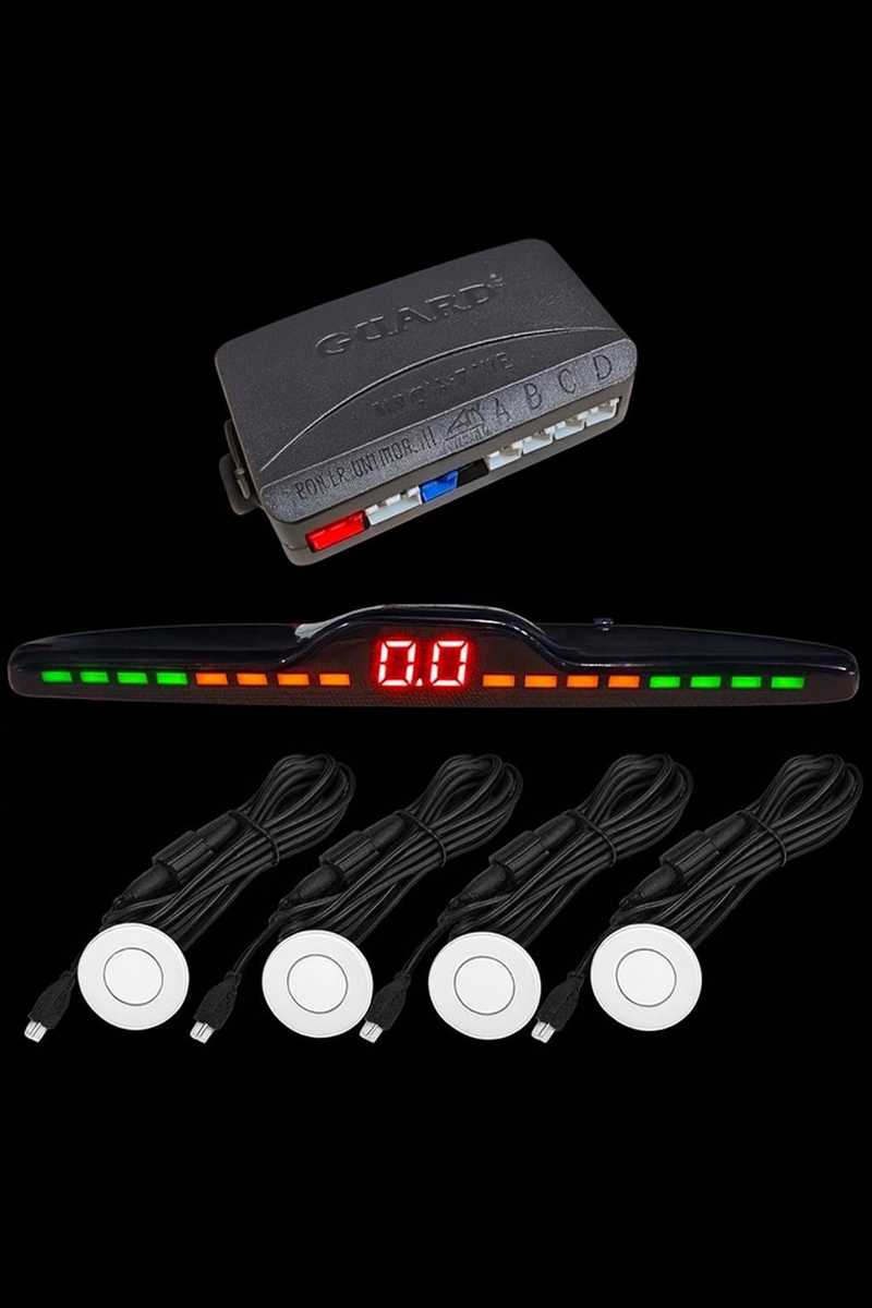 PARK SENSÖRÜ LEDLİ UZAY BEYAZ 1