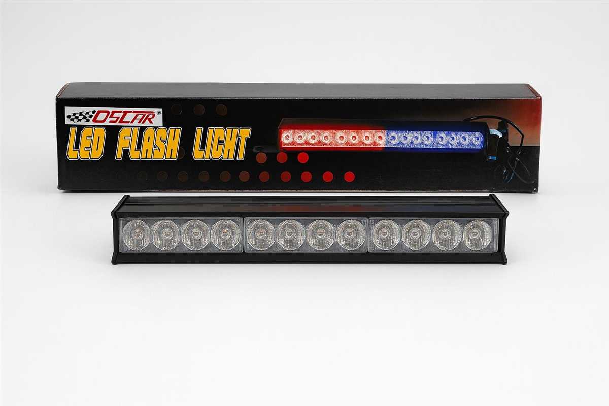 LEDLİ ÇAKAR LAMBA KIRMIZI/MAVİ 8 LED 1