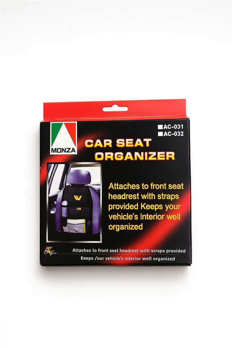 MONZA KOLTUK ARKASI ORGANİZER 1