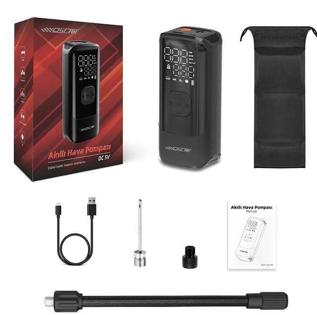 AKILLI LASTİK ŞİŞİRME HAVA POMPASI DC 5V 1