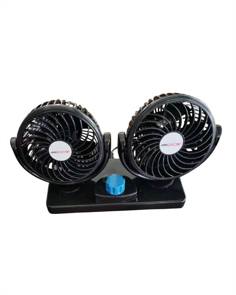 VANTİLATÖR PLASTİK İKİLİ 12V 4 INCH 1