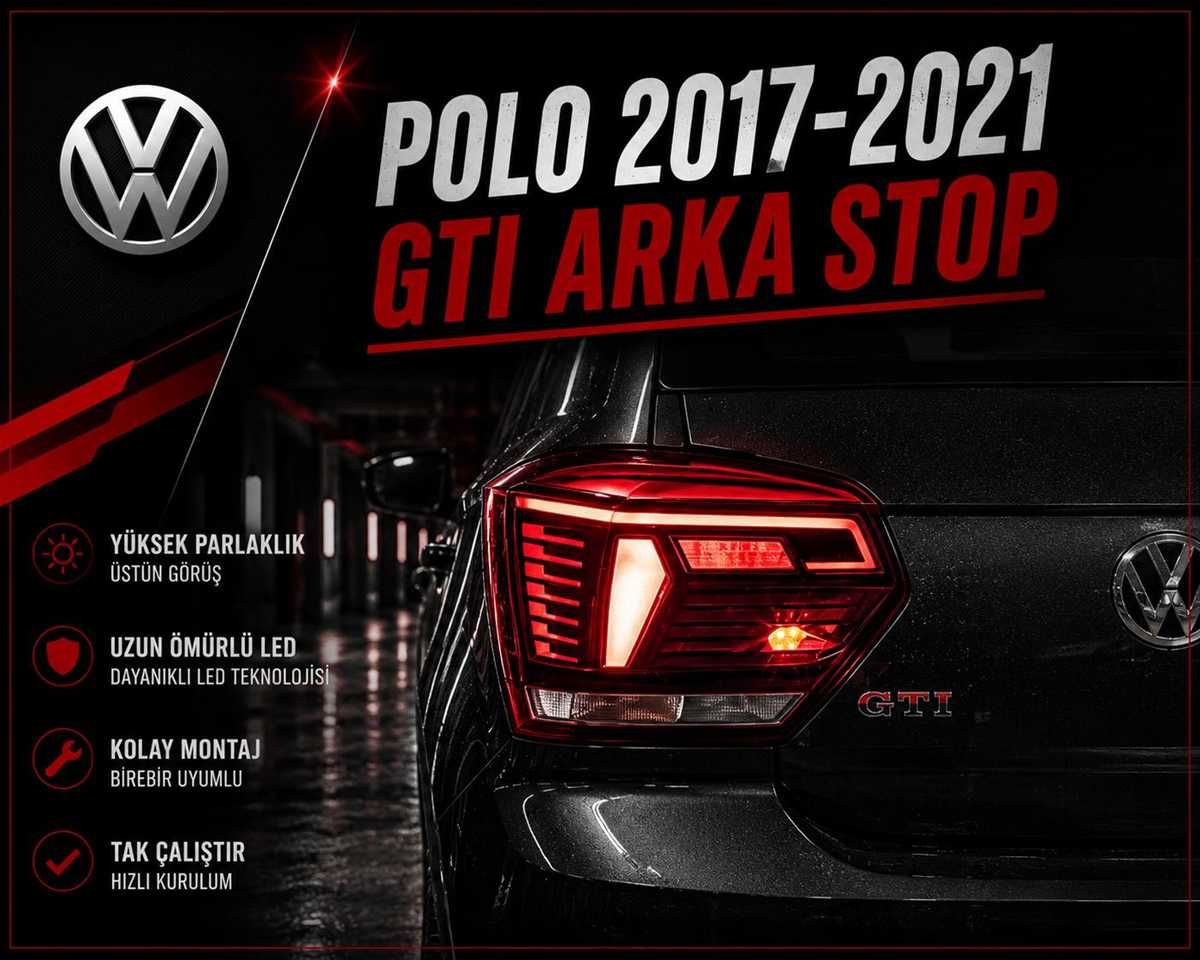 VW POLO 17-21 GTI STOP KAYAR SİNYALLİ 1