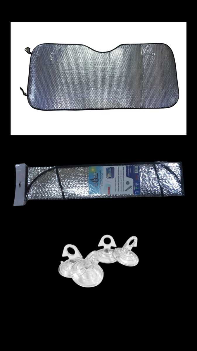 GUARD ÖN CAM METALİZE GÜNEŞLİK 60*130CM 1