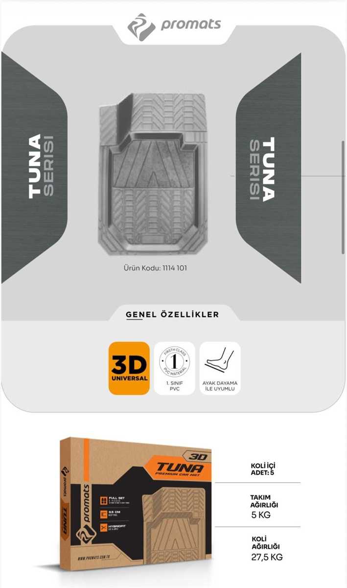 TUNA PASPAS GRİ 1