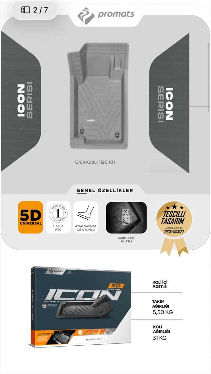 İCON SERİES PASPAS GRİ 1