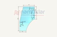 T5000 SERİSİ KAPI CAMI SOL 87302769-87302769 87302769 1