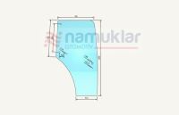 TNF-T4000 KAPI CAMI SAĞ 87301767 87301767 1