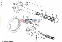 ARKA CAR KOZA DİŞLİ Z=27 DİŞ 0.445.4743.0 1