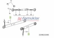 YAN ÇEKİ KOLU  Y0.96054.20.4/10 1