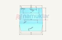 KABİN ARKA CAM-84327955 84327955 1