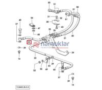 FRT.SAĞ ÖN FİREN HORTUMU 0.009.8692.3 1