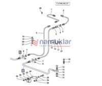 ÖN FİREN HORTUMU 0.009.9326.3/10 1