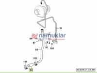 TURBO GERİ DÖNÜŞ LASTİK BORU 0.007.0729.0/10 1