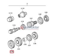 ŞANZUMAN DİŞLİSİ 0.008.4024.0/20 1
