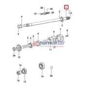 KUYRUK MİLİ ŞAFTI 0.008.4829.3/20 1