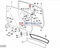 ARKA CAM MENTEŞE SACI 0.007.6647.2/10 1