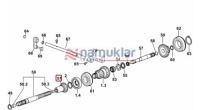 ŞANZUMAN KUYRUK MİLİ DİŞLİSİ 0.008.4423.0/10 1