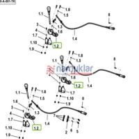DISTR. LEVER SUPPORT 0.031.2115.0 1