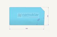 KABİN DİZLİK CAMI SOL-82001923 82001923 1