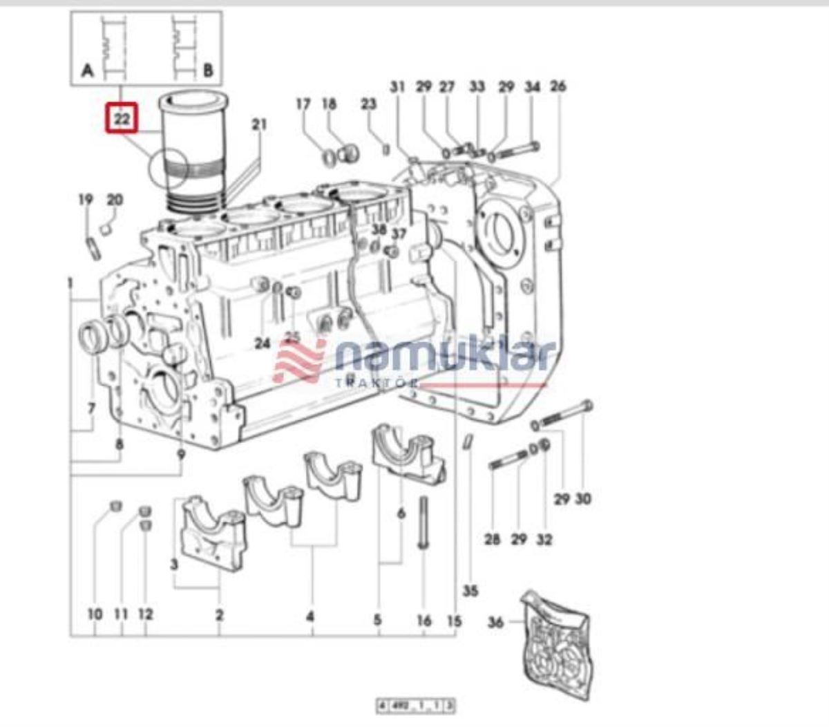 MOTOR GÖMLEGI 0.009.7500.0/10 1